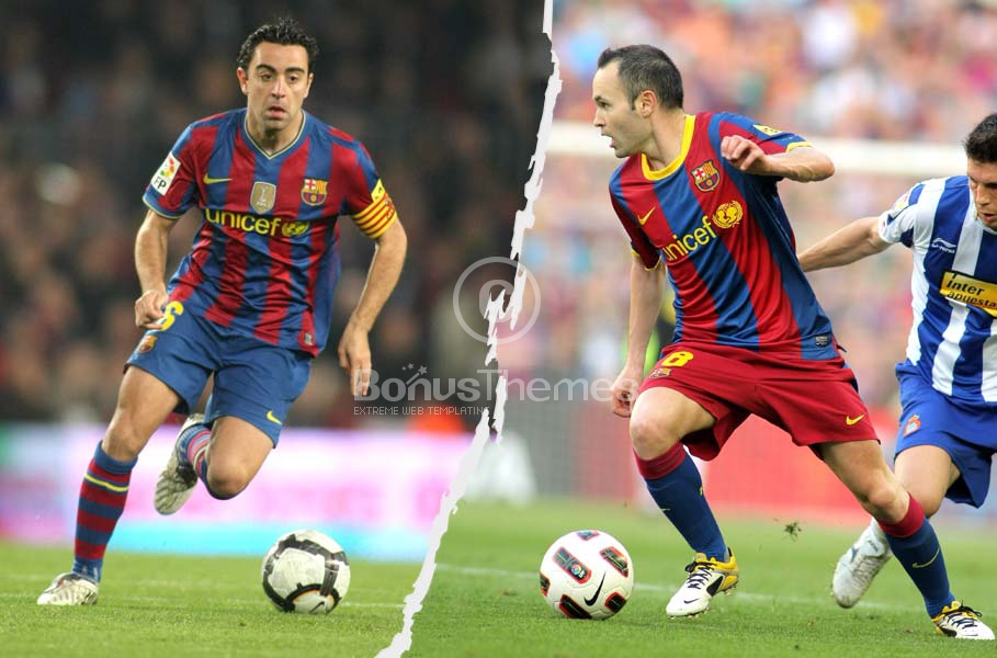 Xavi and Iniesta